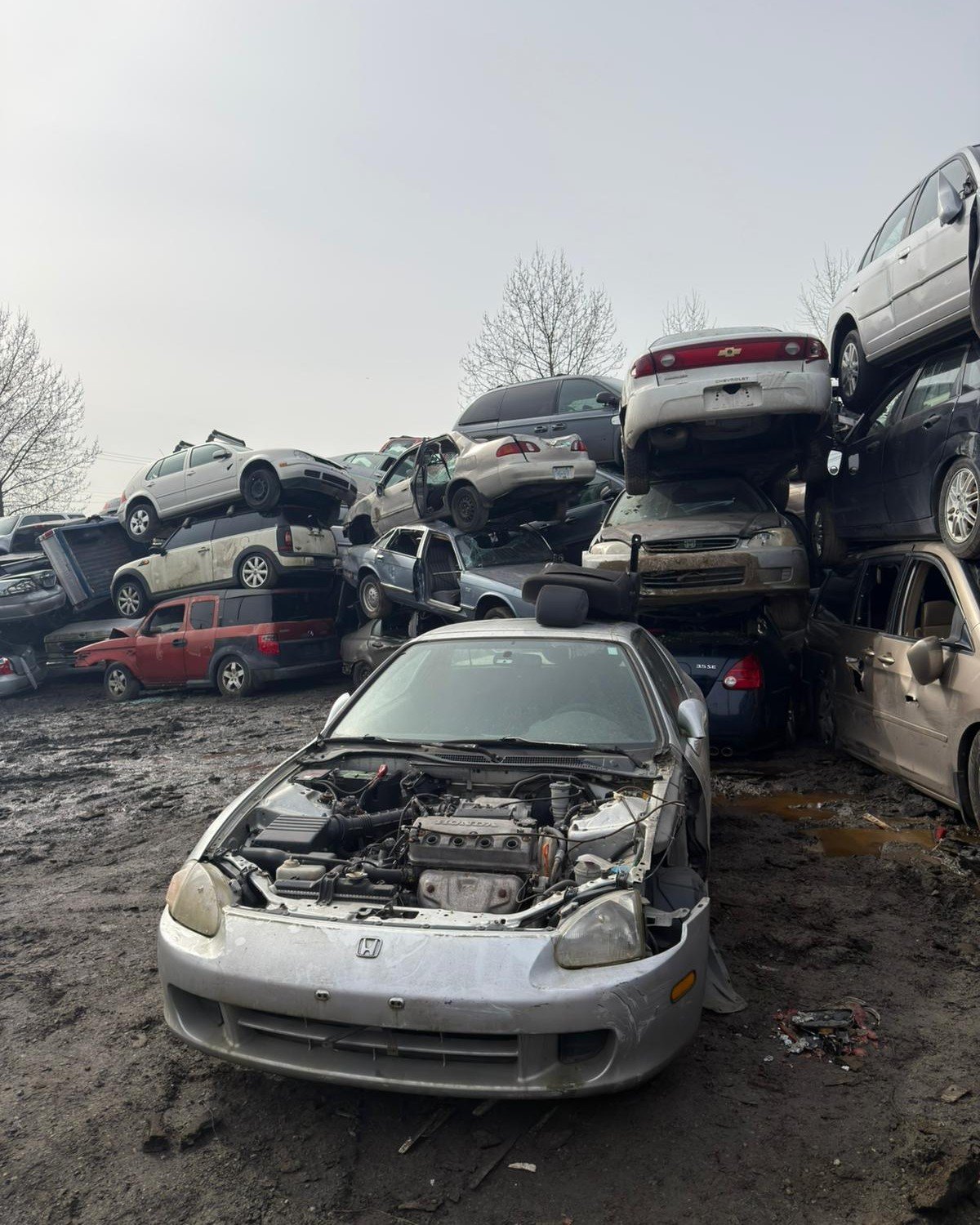 Vehicle removal in an East Vancouver laneway